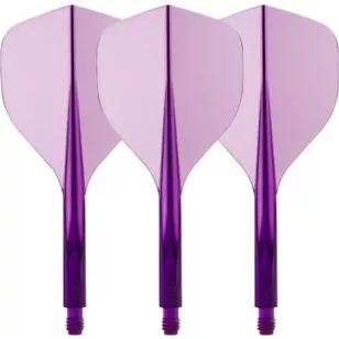 Fluturas si tija darts Condor AXE 120 transparent mov, fluturas Small si tija medie