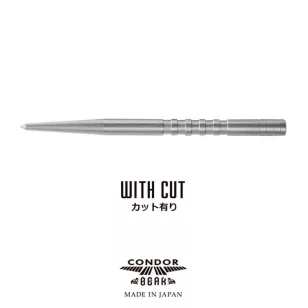 Varf darts steel Condor Beak Point, metalic, argintiu, cu inel, 46 mm
