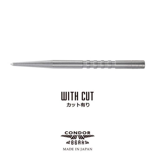 Varf darts steel Condor Beak Point, metalic, argintiu, cu inel, 46 mm