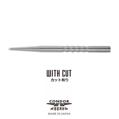 Varf darts steel Condor Beak Point, metalic, argintiu, cu inel, 50 mm