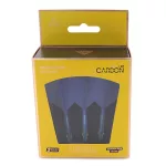 Fluturas si tija darts Cuesoul ROST T19, albastru regal, fluturas tip Big Wing, tija din carbon mari