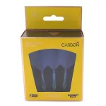 Fluturas si tija darts Cuesoul ROST T19, albastru regal, fluturas tip Big Wing, tija din carbon mari