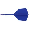Fluturas si tija darts Cuesoul ROST T19, albastru regal, fluturas tip Big Wing, tija din carbon mari