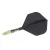 Fluturas si tija darts Cuesoul ROST T19, negru-galben, fluturas tip Big Standard Wing, tija din carb
