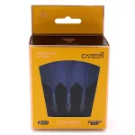 Fluturas si tija darts Cuesoul ROST T19, albastru regal, fluturas tip Big Standard Wing, tija din ca