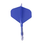 Darts toll és szár egyben Cuesoul ROST T19, királykék, Big Standard Wing toll, 5-ös karbon szár