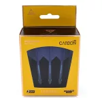 Fluturas si tija darts Cuesoul ROST T19, albastru regal, fluturas tip Small Standard Wing, tija din