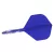 Fluturas si tija darts Cuesoul ROST T19, albastru regal, fluturas tip Small Standard Wing, tija din