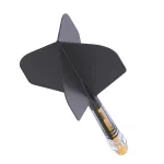 Fluturas si tija darts Cuesoul ROST T19, negru-galben, fluturas Small Standard, tija din carbon mari