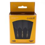 Fluturas si tija darts Cuesoul ROST T19, negru-galben, fluturas Small Standard Wing, tija din carbon