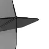 Fluturas si tija darts Cuesoul ROST 77, negru transparent, fluturas Big Wing si tija lunga
