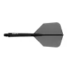 Fluturas si tija darts Cuesoul ROST 77, negru transparent, fluturas Big Wing si tija lunga