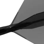 Fluturas darts si tija Cuesoul ROST 77, negru transparent, fluturas Big Wing si tija scurta