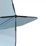 Fluturas si tija darts Cuesoul ROST 77, albastru transparent, fluturas Big Wing, tija medie