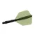 Fluturas si tija darts Cuesoul ROST 77, transparent verde, fluturas tip Big Wing, tija scurta