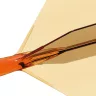 Fluturas si tija darts Cuesoul ROST 77, portocaliu transparent, cu fluturas Big Wing si tija medie