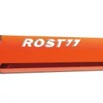 Fluturas si tija darts Cuesoul ROST 77, portocaliu transparent, cu fluturas Big Wing si tija medie