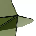 Fluturas si tija darts Cuesoul ROST 77 transparent verde, fluturas Big Standard Wing si tija lunga