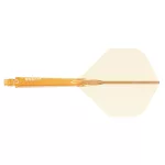 Fluturas si tija darts – Cuesoul ROST 77, portocaliu transparent, fluturas Big Standard, tija lunga