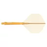 Fluturas si tija darts – Cuesoul ROST 77, portocaliu transparent, fluturas Big Standard, tija lunga