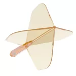 Fluturas si tija darts Cuesoul ROST 77, portocaliu transparent, fluturas Big Standard si tija scurta