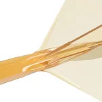 Fluturas si tija darts Cuesoul ROST 77, portocaliu transparent, fluturas Big Standard si tija scurta