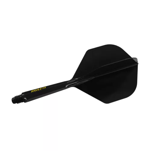 Fluturas si tija darts Cuesoul ROST 77, negru, fluturas Small Standard Wing, tija medie