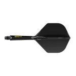 Fluturas si tija darts Cuesoul ROST 77, negru, fluturas Small Standard Wing, tija medie