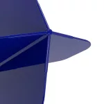 Fluturas si tija darts Cuesoul ROST 77 Solid albastru, fluturas Small Standard Wing si tija lunga