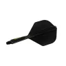   Fluturas si tija darts Cuesoul ROST 77 negru, Small Standard Wing si tija scurta