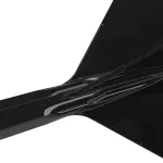 Fluturas si tija darts Cuesoul ROST 77 negru, Small Standard Wing si tija scurta