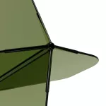 Fluturas si tija darts Cuesoul ROST 77 verde transparent, fluturas Small Standard Wing si tija medie