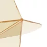 Fluturas si tija darts Cuesoul ROST 77 portocaliu transparent, aripa Small Wing si tija scurta