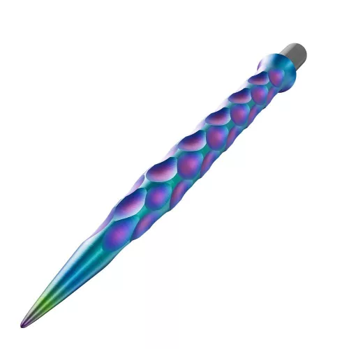 Varf darts metalic Cuesoul Touch Point II Snake Scales colorat, 33 mm