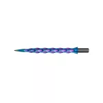 Varf darts metalic Cuesoul Touch Point II Snake Scales colorat, 33 mm