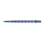 Varf darts metalic Cuesoul Touch Point II Snake Scales colorat, 41 mm