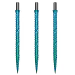 Varf darts metalic Cuesoul Touch Point II Slash Cut Rings colorat, 45mm