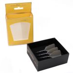 Fluturas si tija darts Cuesoul ROST T19, gri-negru, fluturas Big Wing si tija scurta