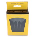 Fluturas si tija darts Cuesoul ROST T19, gri-negru, fluturas Big Wing si tija scurta