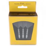Fluturas si tija darts Cuesoul ROST T19, gri-alb, fluturas Big Wing si tija lunga