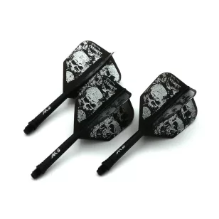 Fluturas si tija darts Cuesoul ROST AK5 Skeleton, negru, flut