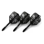 Fluturas si tija darts Cuesoul ROST AK5 Skeleton, negru, flut