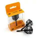 Fluturas si tija darts Cuesoul ROST AK5 Skeleton, negru, flut