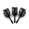 Fluturas si tija darts Cuesoul ROST AK5 Skeleton, negru, fluturas Big Wing si tija scurta