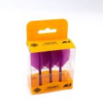 Fluturas si tija darts Cuesoul ROST AK5 Solid, mov, fluturas Big Wing si tija medie