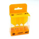 Fluturas si tija darts Cuesoul ROST AK5 Solid, galben-lamaie, fluturas Big Wing si tija lunga