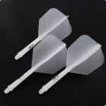 Fluturas si tija darts Cuesoul ROST AK5 Solid Ice, fluturas Big Wing si tija lunga