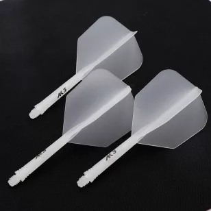 Fluturas si tija darts Cuesoul ROST AK5 Solid Ice, fluturas Big Wing si tija lunga
