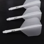 Fluturas si tija darts Cuesoul ROST AK5 Solid Ice, fluturas Big Wing si tija lunga