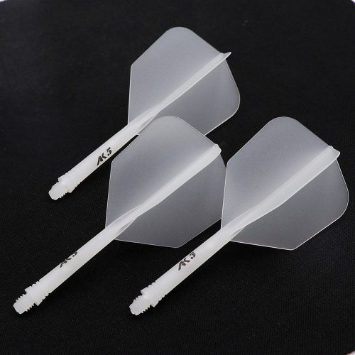 Fluturas si tija darts Cuesoul ROST AK5 Solid Ice, fluturas Big Wing si tija medie